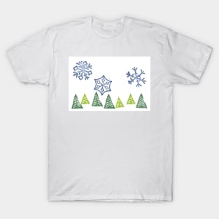 Snowy Trees T-Shirt